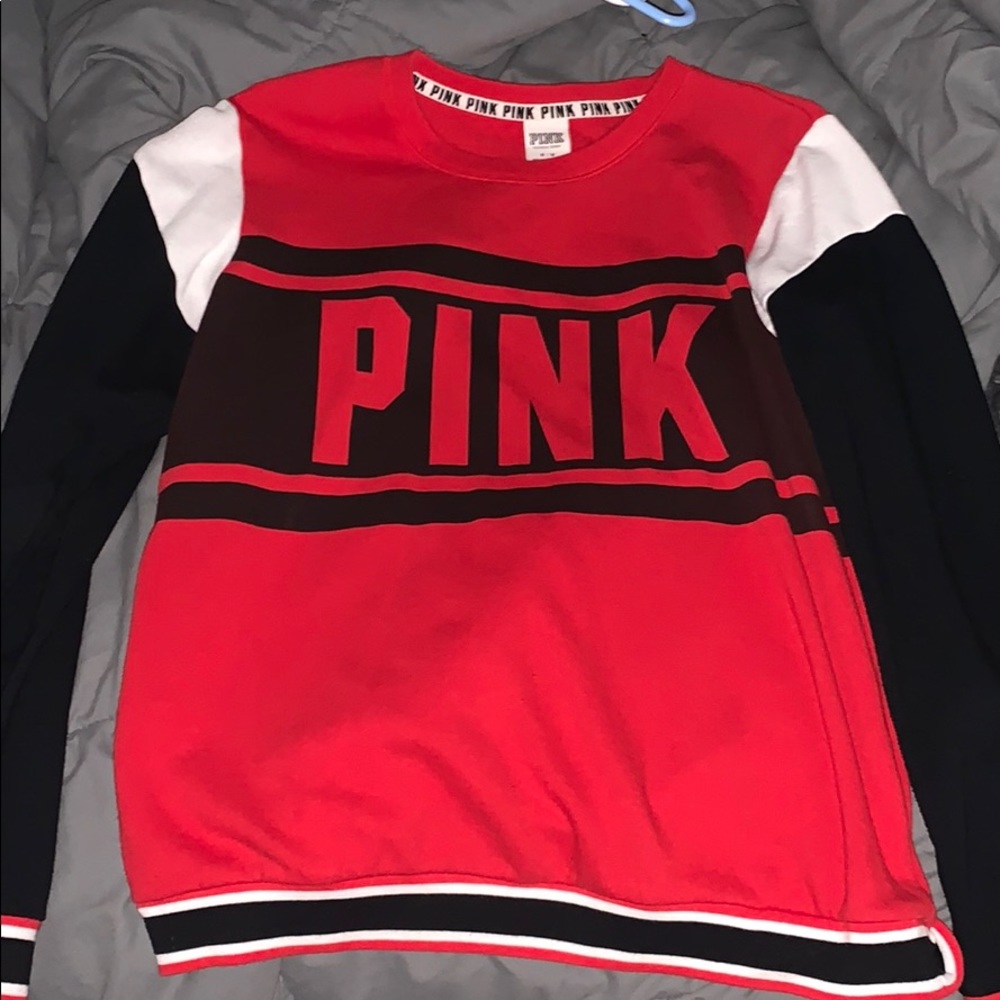 vs pink crew neck